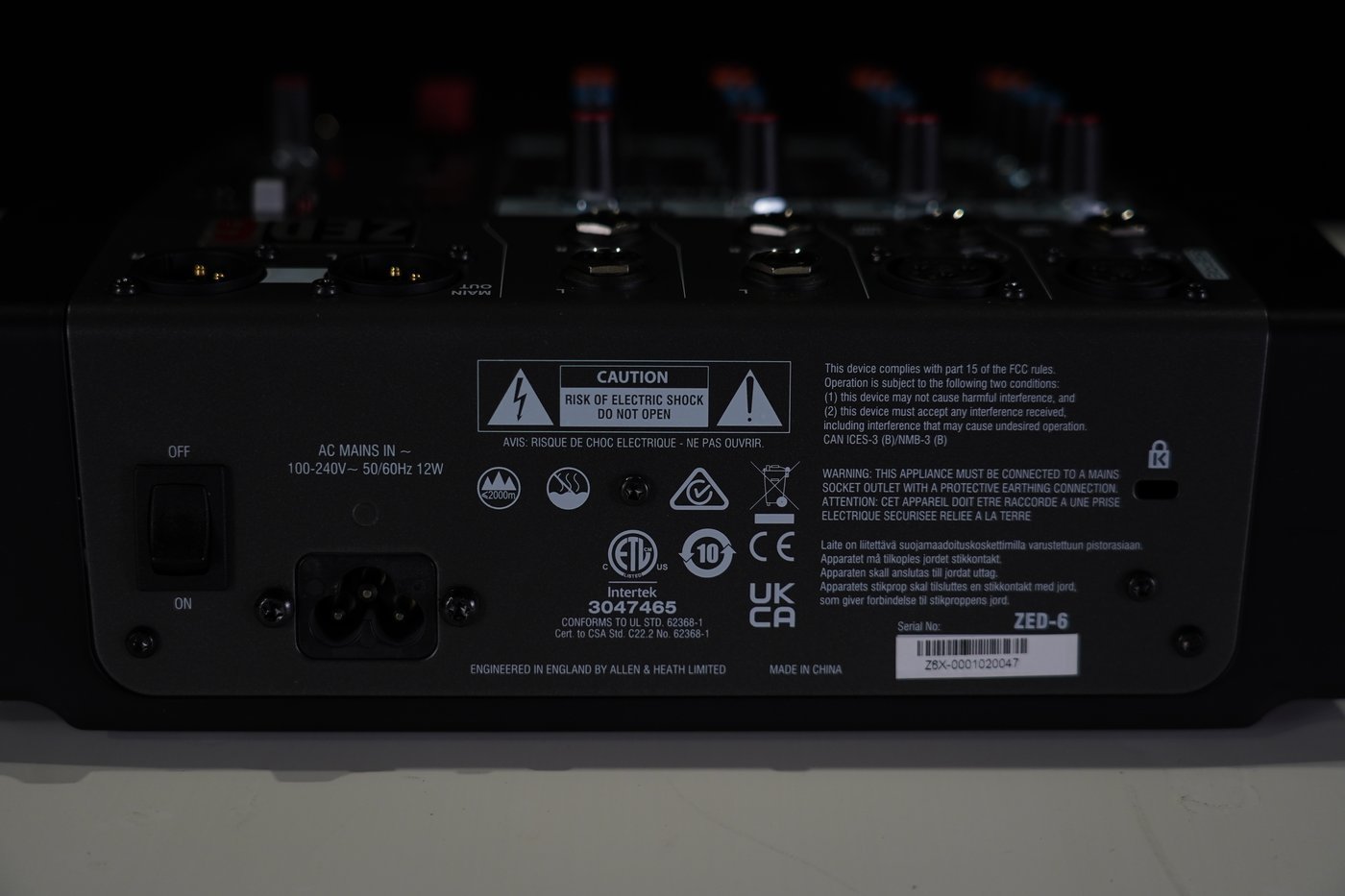 Swift Eventverleih Allen & Heath ZED-6